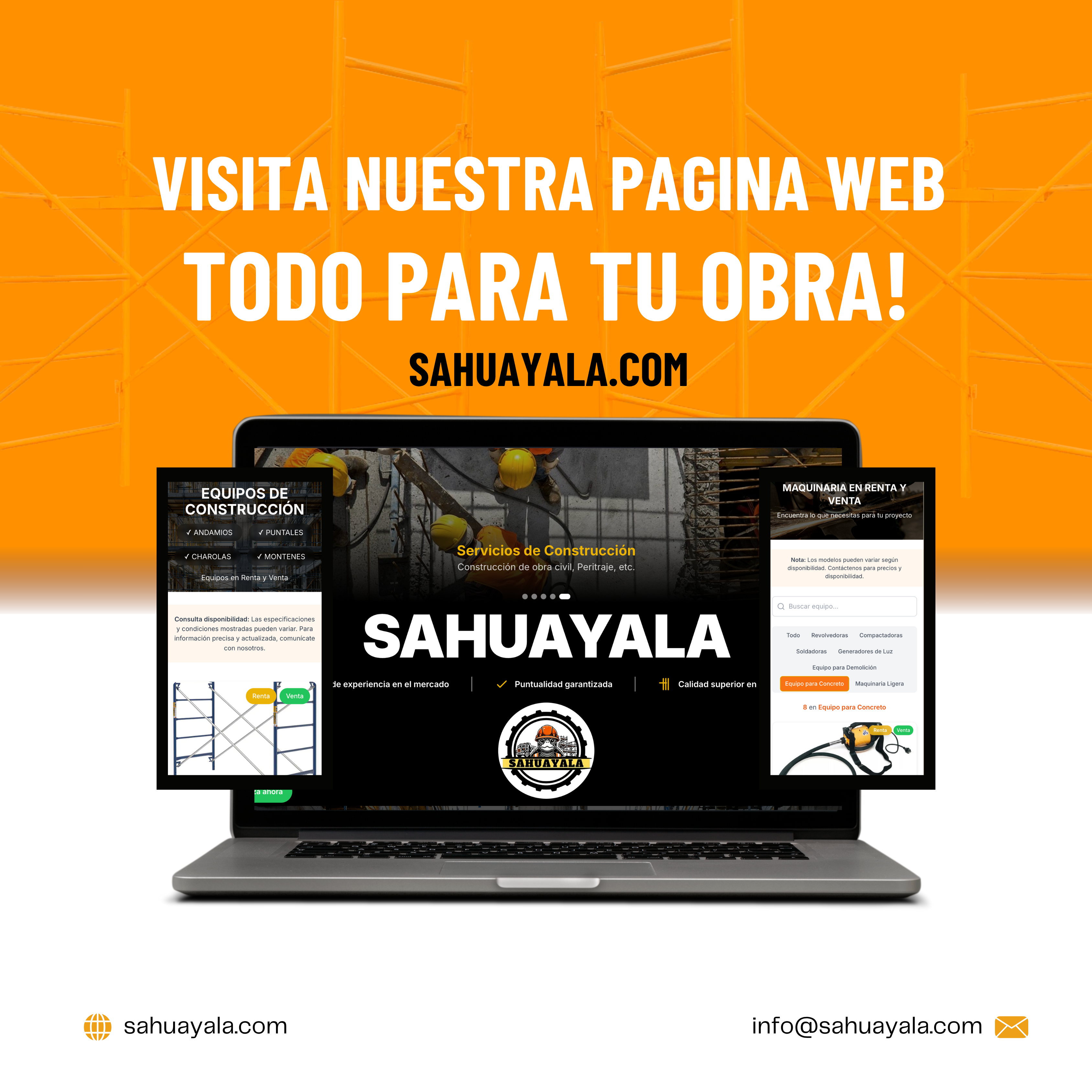 Construction Company Website screenshot